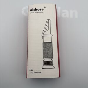 aichose Brix Refractometer with ATC Dual Scale - Specific Gravity & Brix Hydr...